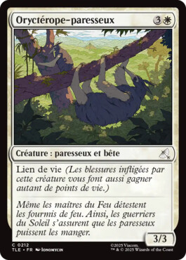 Oryctérope-paresseux - Avatar, le dernier maître de l'air Eternal