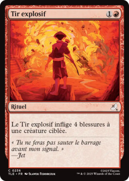 Tir explosif - Avatar, le dernier maître de l'air Eternal