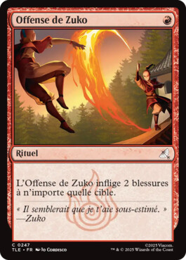 Offense de Zuko - Avatar, le dernier maître de l'air Eternal
