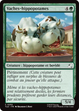 Vaches-hippopotames - Avatar, le dernier maître de l'air Eternal