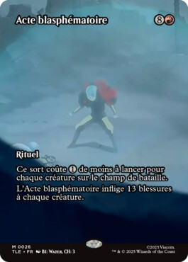 Acte blasphématoire - Avatar, le dernier maître de l'air Eternal