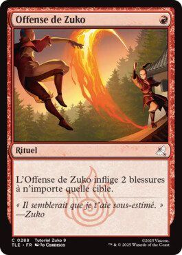 Offense de Zuko - Avatar, le dernier maître de l'air Eternal