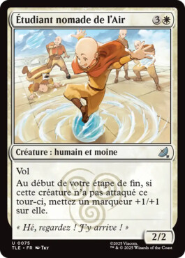 Étudiant nomade de l'Air - Avatar, le dernier maître de l'air Eternal