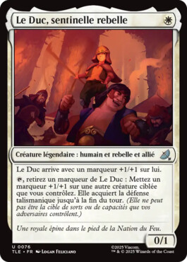 Le Duc, sentinelle rebelle - Avatar, le dernier maître de l'air Eternal