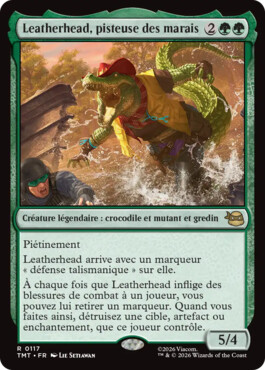 Leatherhead, pisteuse des marais - Teenage Mutant Ninja Turtles