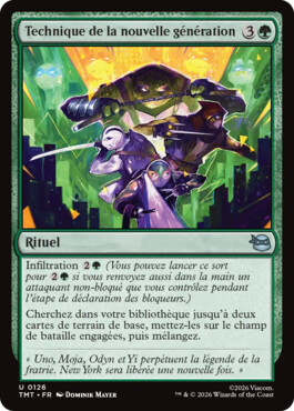 Technique de la nouvelle génération - Teenage Mutant Ninja Turtles