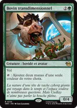 Bovin transdimensionnel - Teenage Mutant Ninja Turtles