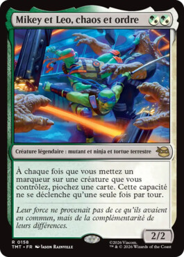 Mikey et Leo, chaos et ordre - Teenage Mutant Ninja Turtles