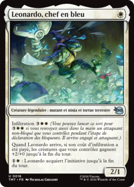 Leonardo, chef en bleu - Teenage Mutant Ninja Turtles