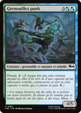 Grenouilles punk - Teenage Mutant Ninja Turtles