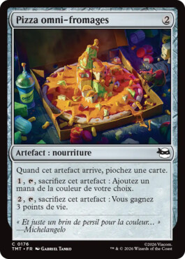 Pizza omni-fromages - Teenage Mutant Ninja Turtles