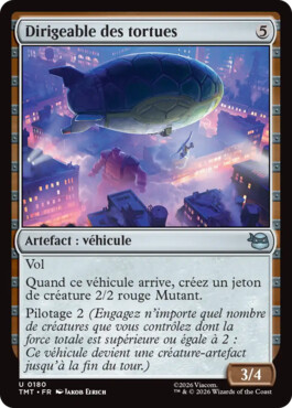 Dirigeable des tortues - Teenage Mutant Ninja Turtles