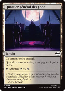 Quartier général des Foot - Teenage Mutant Ninja Turtles