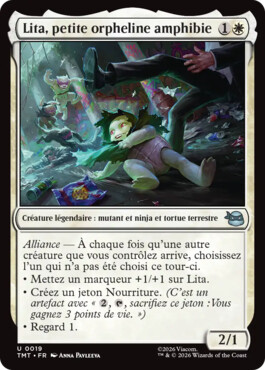 Lita, petite orpheline amphibie - Teenage Mutant Ninja Turtles