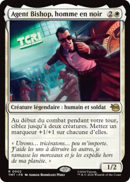 Agent Bishop, homme en noir - Teenage Mutant Ninja Turtles