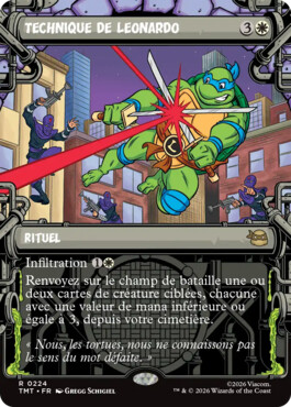 Technique de Leonardo - Teenage Mutant Ninja Turtles