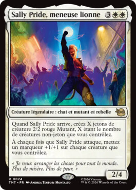 Sally Pride, meneuse lionne - Teenage Mutant Ninja Turtles