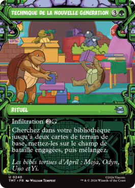 Technique de la nouvelle génération - Teenage Mutant Ninja Turtles