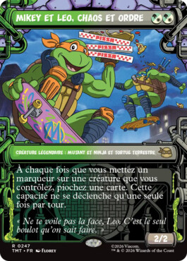 Mikey et Leo, chaos et ordre - Teenage Mutant Ninja Turtles
