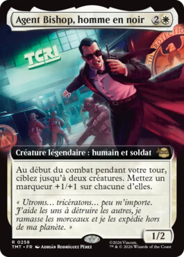 Agent Bishop, homme en noir - Teenage Mutant Ninja Turtles