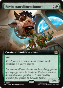 Bovin transdimensionnel - Teenage Mutant Ninja Turtles