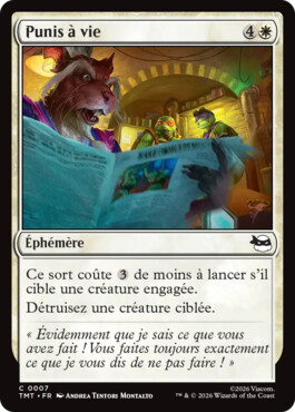 Punis à vie - Teenage Mutant Ninja Turtles