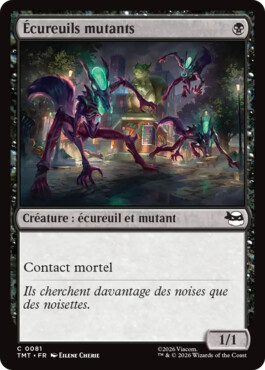 Écureuils mutants - Teenage Mutant Ninja Turtles