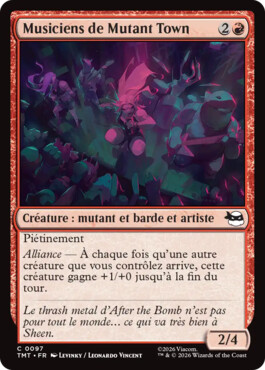 Musiciens de Mutant Town - Teenage Mutant Ninja Turtles